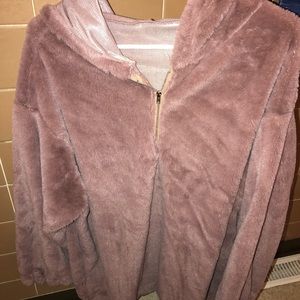 Soft oversized quarter zip pullover